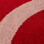 Joli Wave Red & Pink Rug - Joe’s Haven
