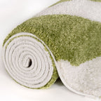 Joli Wave Green & White Rug - Joe’s Haven