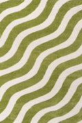 Joli Wave Green & White Rug - Joe’s Haven