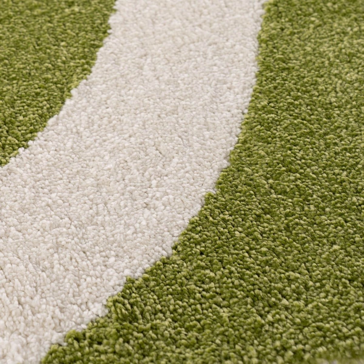 Joli Wave Green & White Rug - Joe’s Haven
