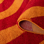 Joli Wave Red & Orange Rug - Joe’s Haven