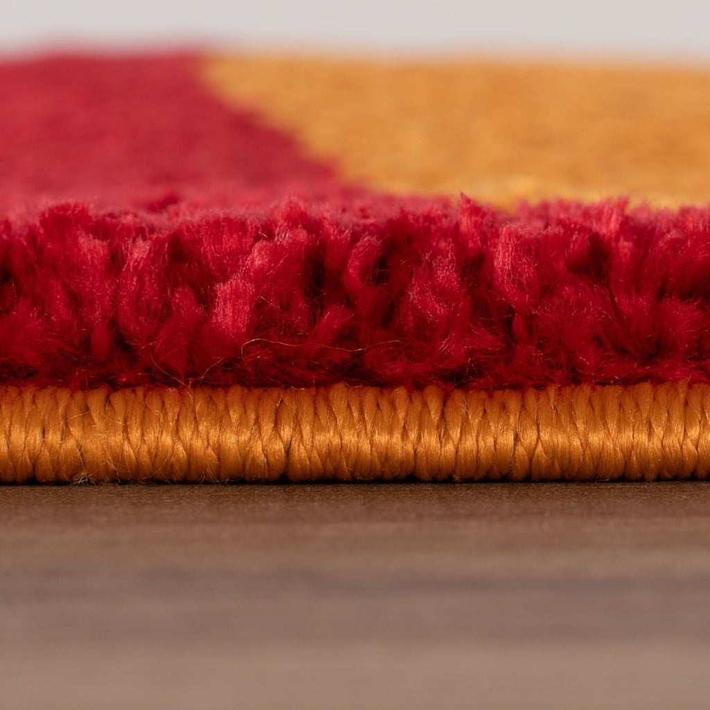 Joli Wave Red & Orange Rug - Joe’s Haven