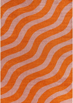 Joli Wave Orange & Pink Rug - Joe’s Haven