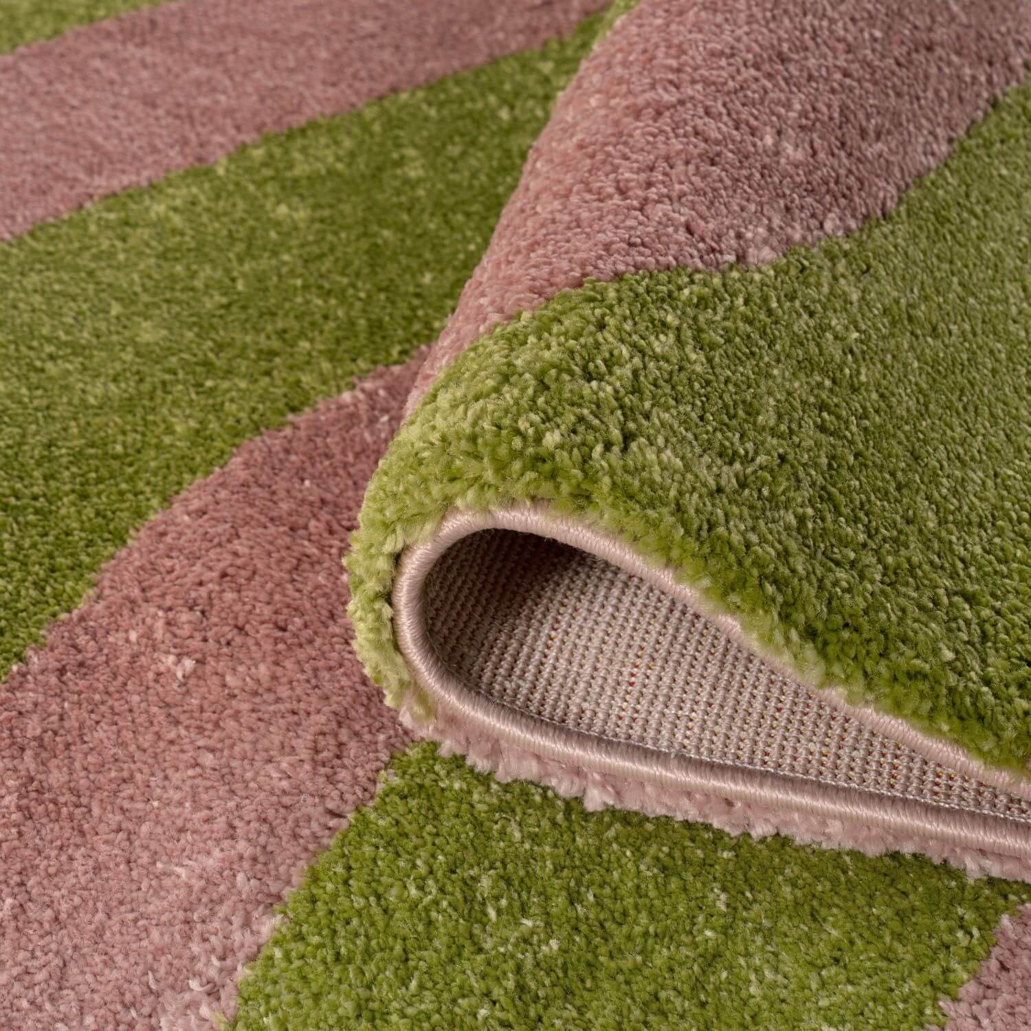Joli Wave Green & Pink Rug - Joe’s Haven