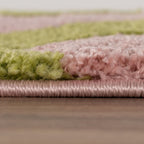 Joli Wave Green & Pink Rug - Joe’s Haven