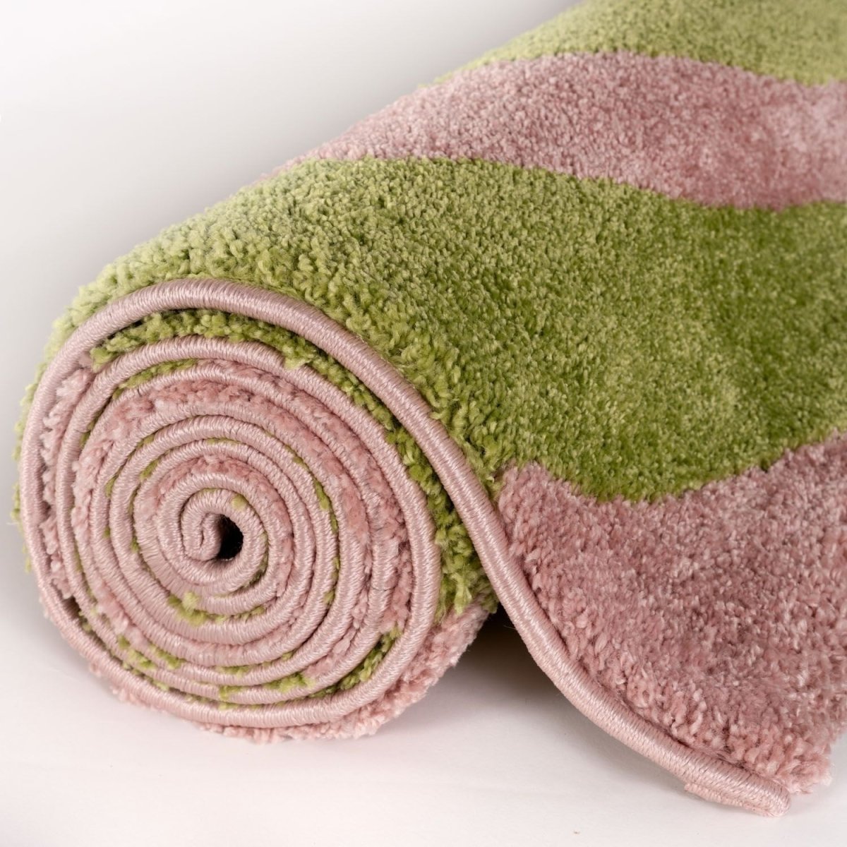 Joli Wave Green & Pink Rug - Joe’s Haven