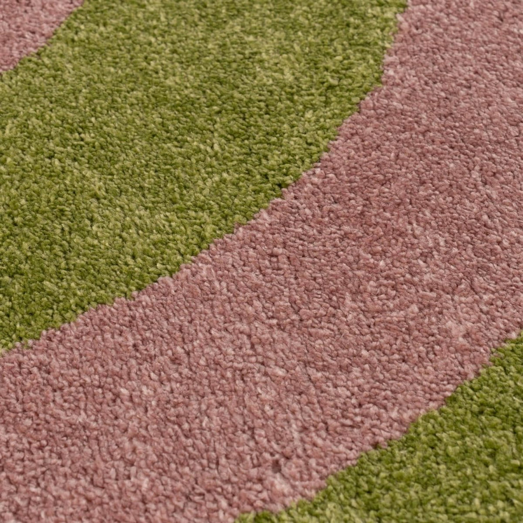 Joli Wave Green & Pink Rug - Joe’s Haven