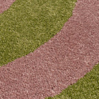 Joli Wave Green & Pink Rug - Joe’s Haven