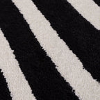 Joli Striped Black & White Rug - Joe’s Haven