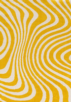 Joli Striped Yellow & White Rug - Joe’s Haven