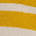 Joli Striped Yellow & White Rug - Joe’s Haven