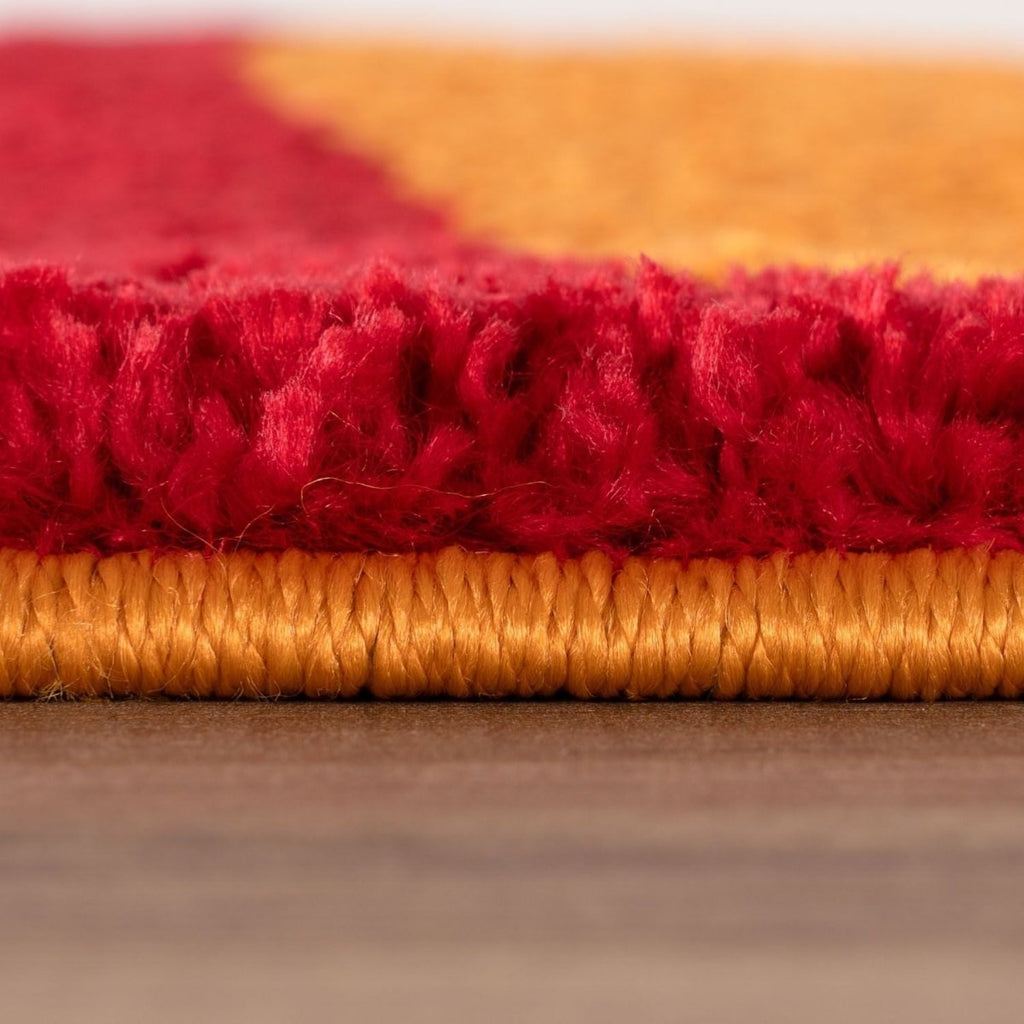 Joli Striped Red & Orange Rug - Joe’s Haven