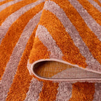 Joli Striped Orange & Pink Rug - Joe’s Haven