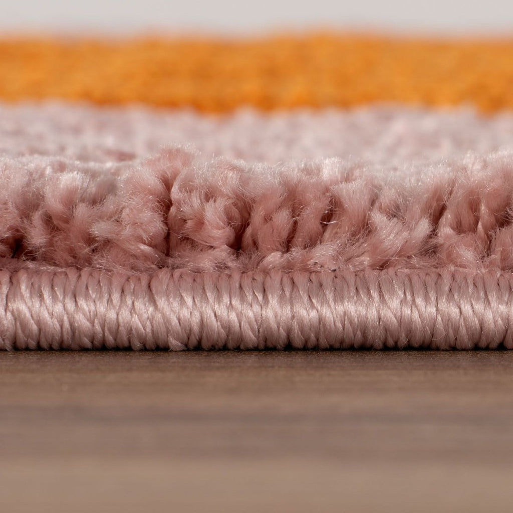 Joli Striped Orange & Pink Rug - Joe’s Haven