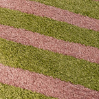Joli Striped Green & Pink Rug - Joe’s Haven