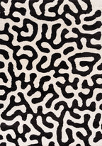 Joli Doodle Black & White Rug - Joe’s Haven