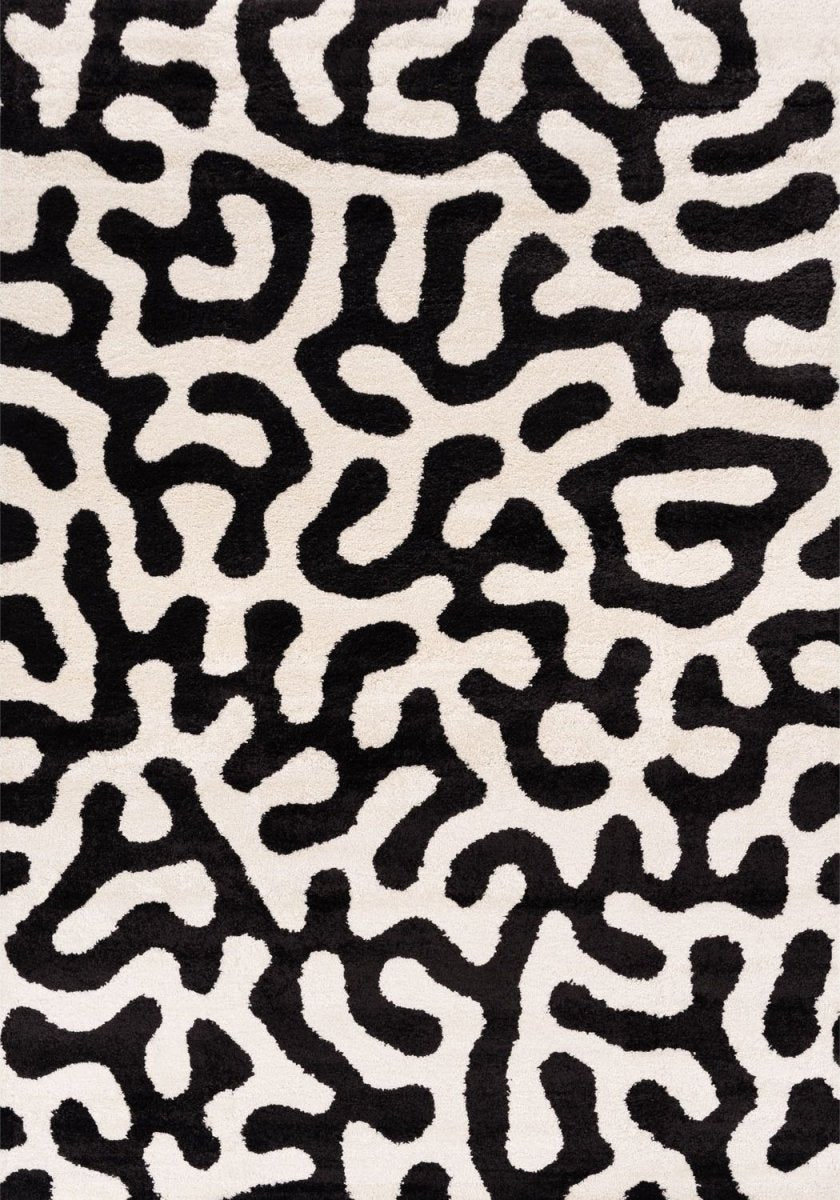 Joli Doodle Black & White Rug - Joe’s Haven
