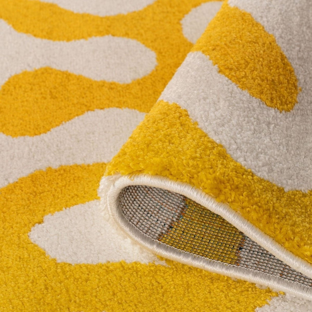 Joli Doodle Yellow & White Rug - Joe’s Haven