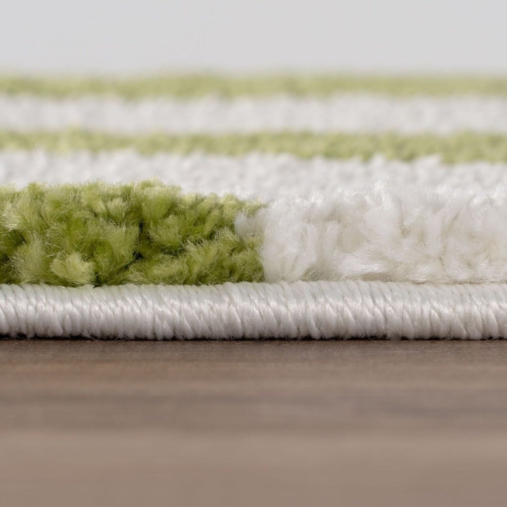 Joli Doodle Green & White Rug - Joe’s Haven