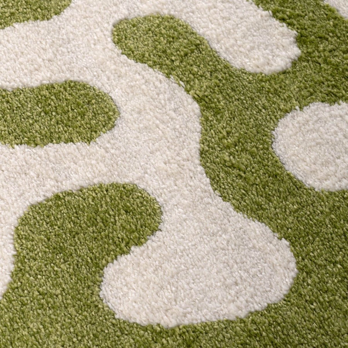 Joli Doodle Green & White Rug - Joe’s Haven