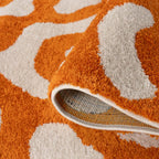 Joli Doodle Orange & White Rug - Joe’s Haven