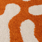 Joli Doodle Orange & White Rug - Joe’s Haven