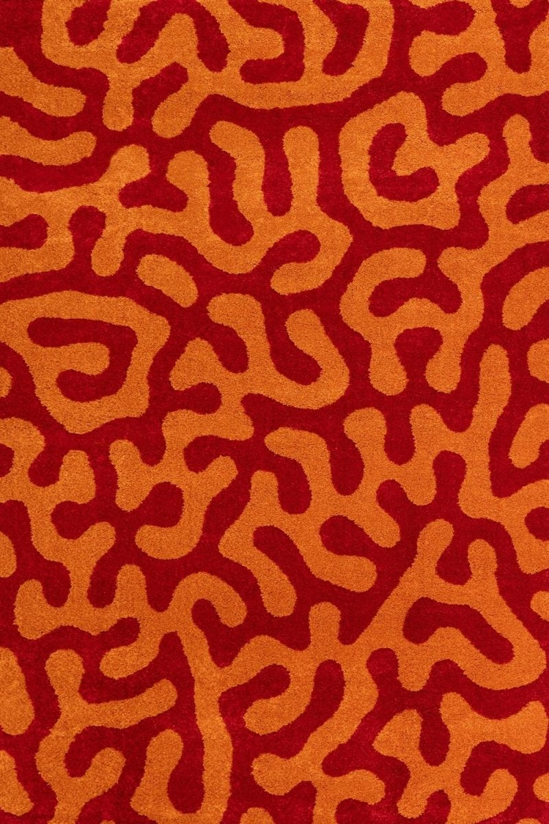 Joli Doodle Red & Orange Rug - Joe’s Haven