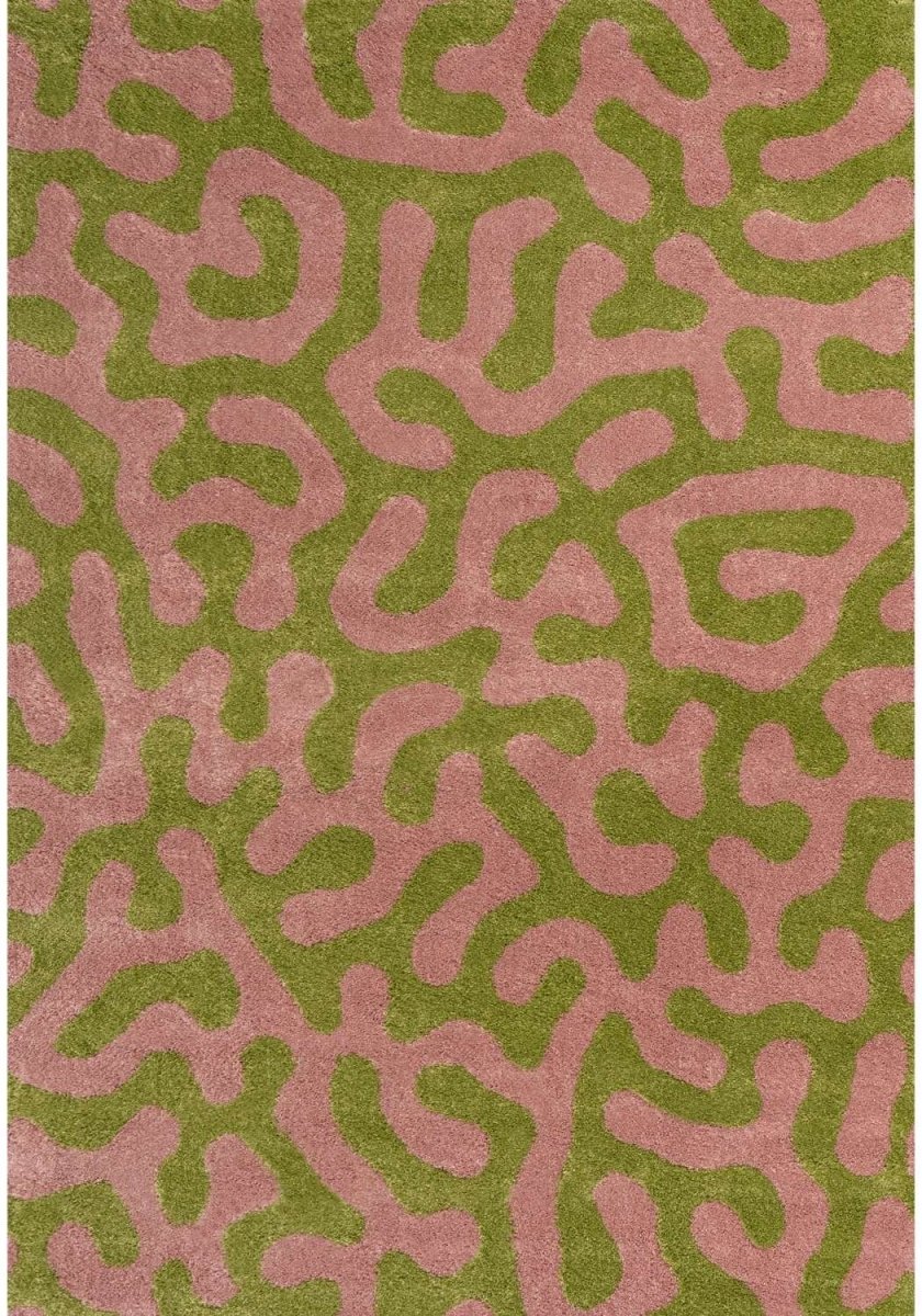 Joli Doodle Green & Pink Rug - Joe’s Haven