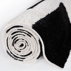 Joli Checkered Black & White Rug - Joe’s Haven