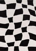 Joli Checkered Black & White Rug - Joe’s Haven