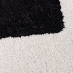 Joli Checkered Black & White Rug - Joe’s Haven