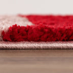 Joli Checkered Red & Pink Rug - Joe’s Haven
