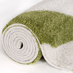 Joli Checkered Green & White Rug - Joe’s Haven