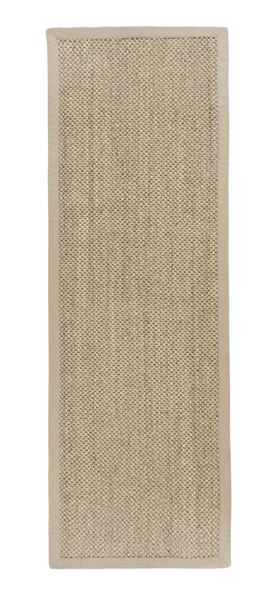 Bordered Light Beige Non-Slip Sisal Rug - Joe’s Haven