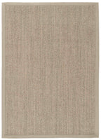 Bordered Light Beige Non - Slip Sisal Rug - Joe’s Haven