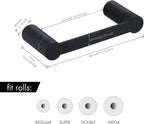 Toilet Roll Holder Bathroom Pivoting Toilet Paper Dispenser Wall Mount KES - Joe’s Haven