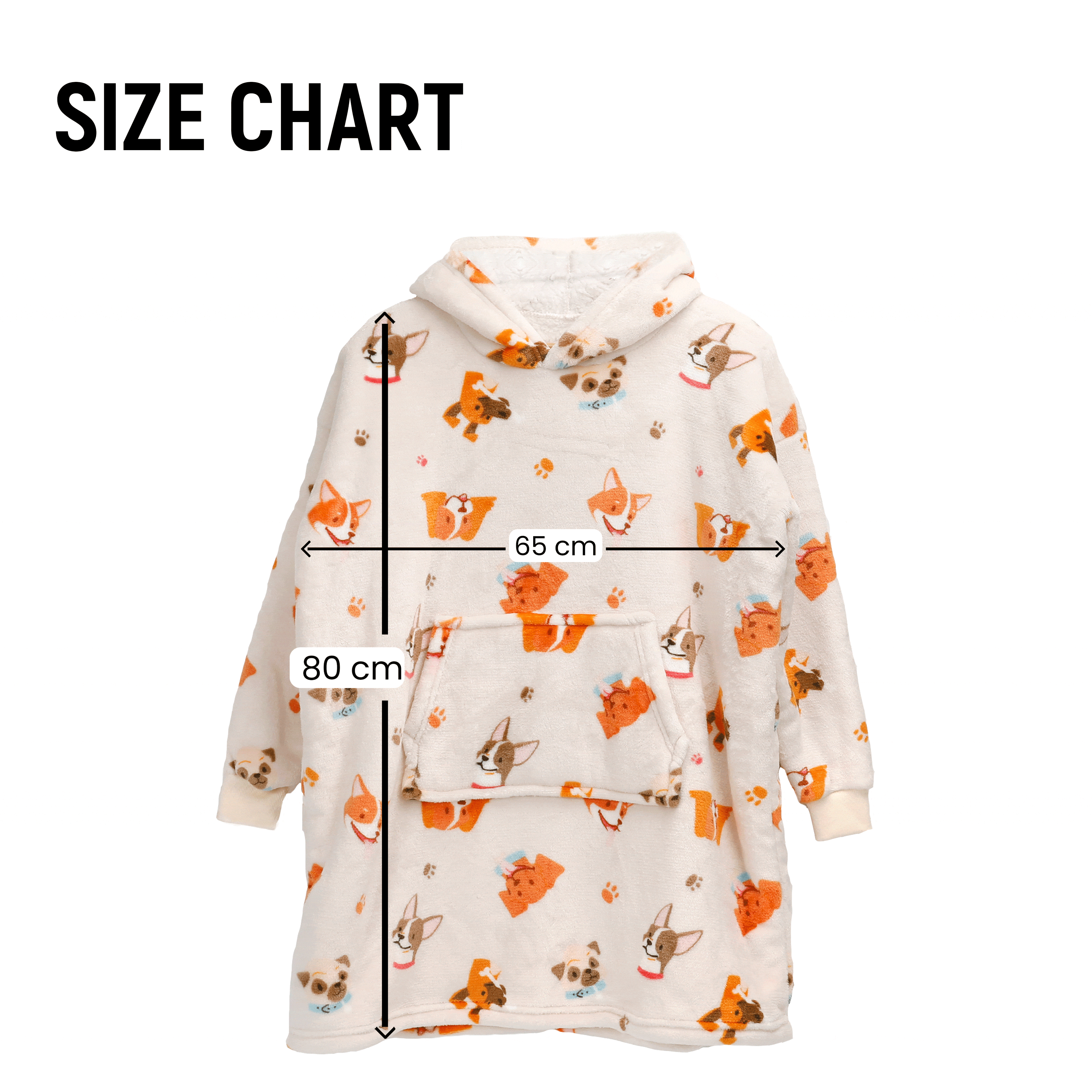 Kids Oversized Hooded Blanket Hoodie