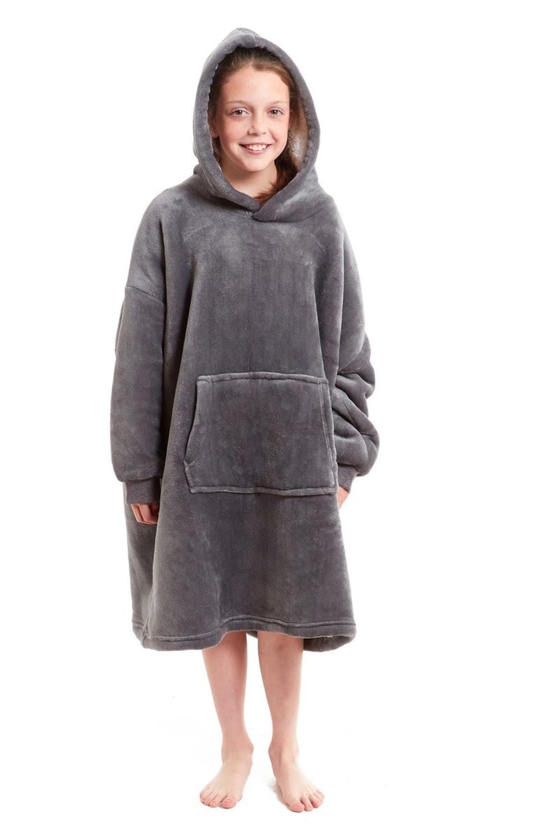 Kids Oversized Hooded Fleece Blanket - Joe’s Haven