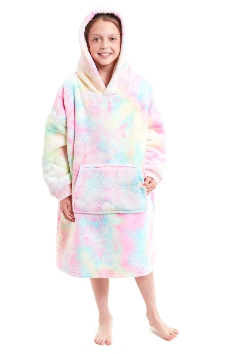 Kids Oversized Hooded Fleece Blanket - Joe’s Haven