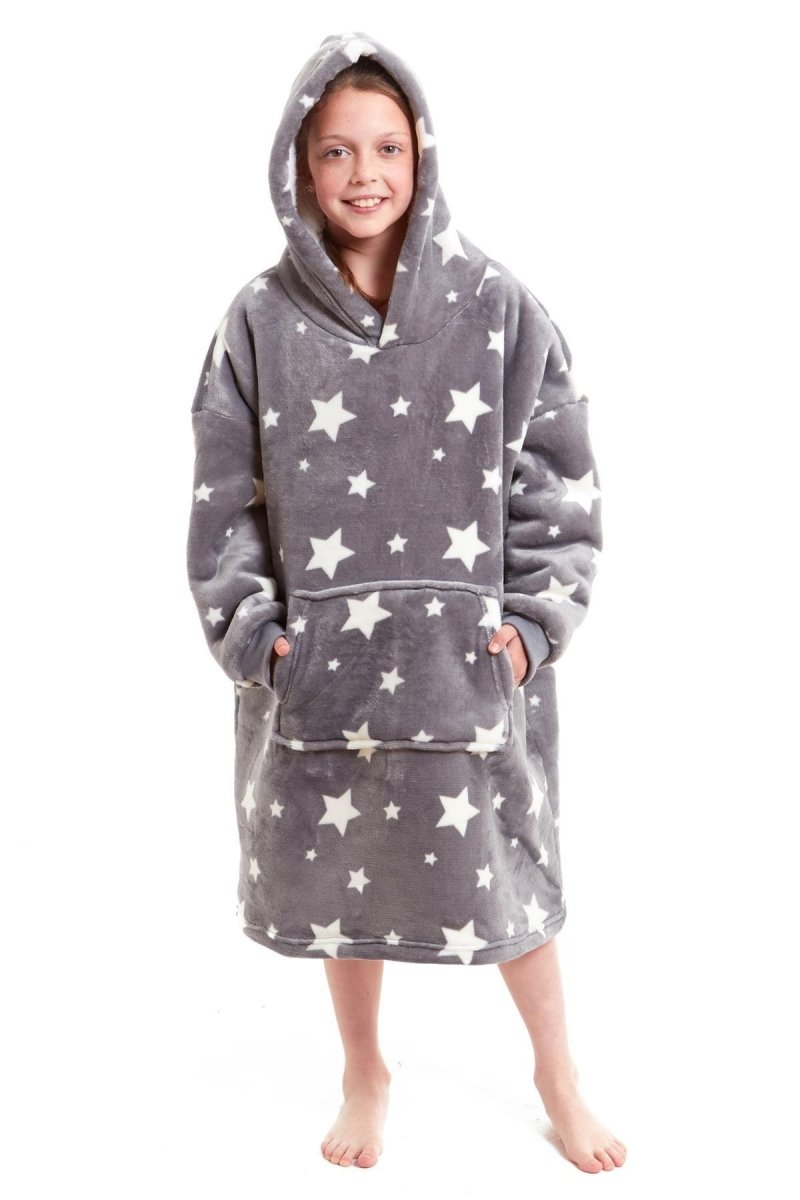 Kids Oversized Hooded Fleece Blanket - Joe’s Haven