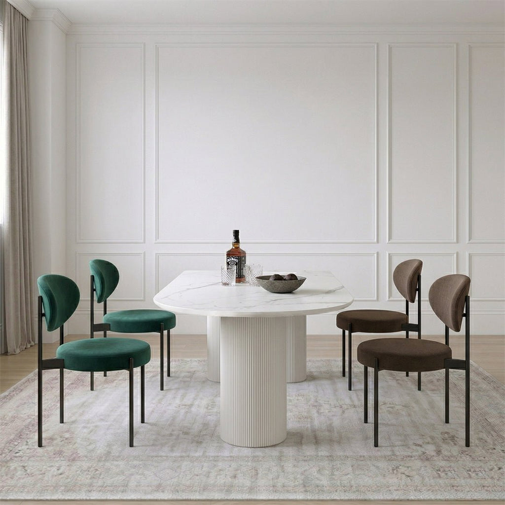La Plainville Dining Table, White - Joe’s Haven
