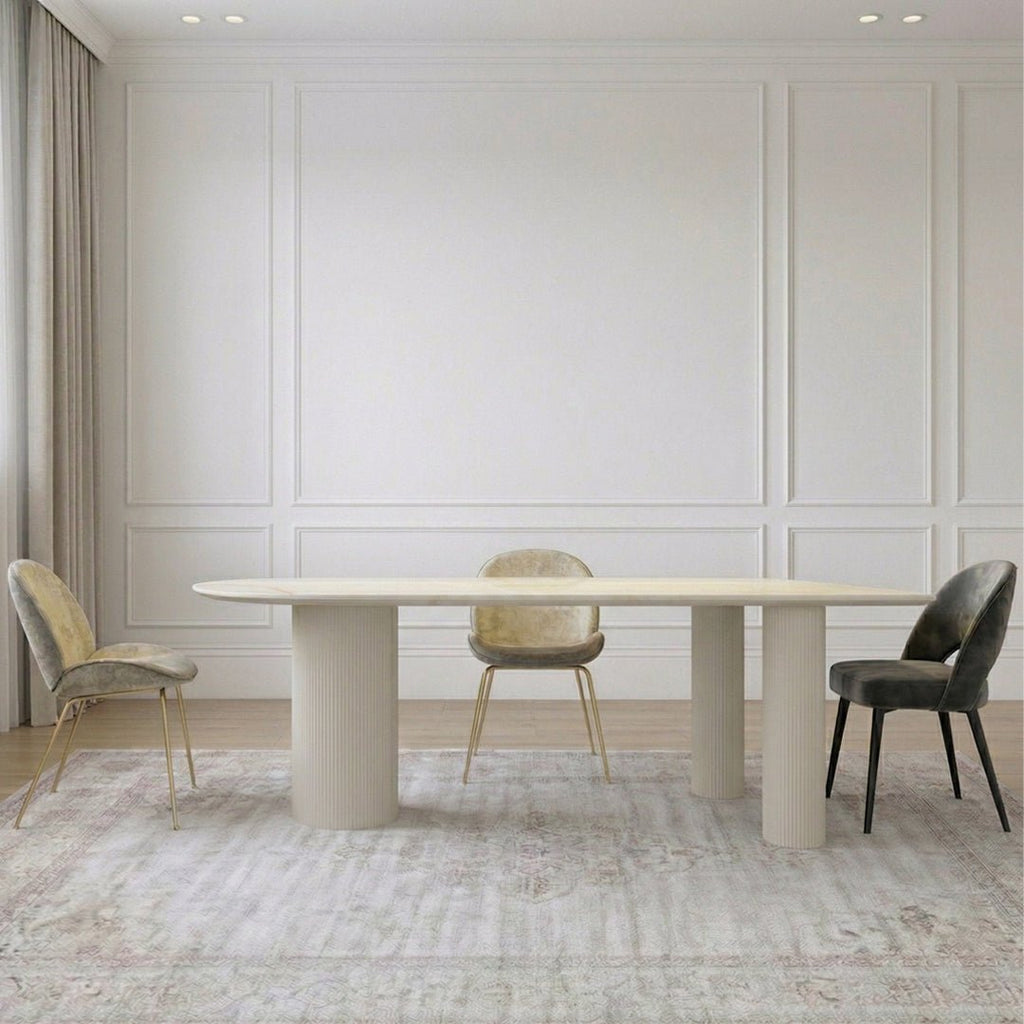 La Plainville Dining Table, White - Joe’s Haven