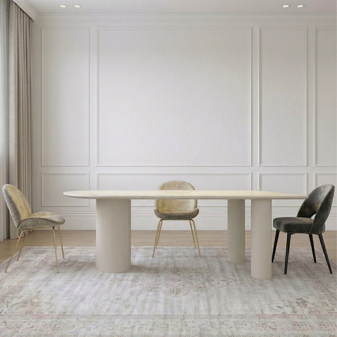 La Plainville Dining Table, White - Joe’s Haven