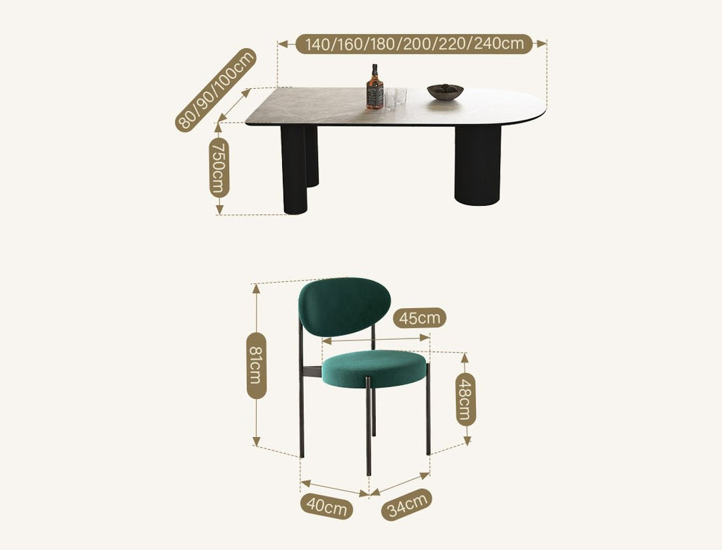 La Plainville Dining Table, White - Joe’s Haven