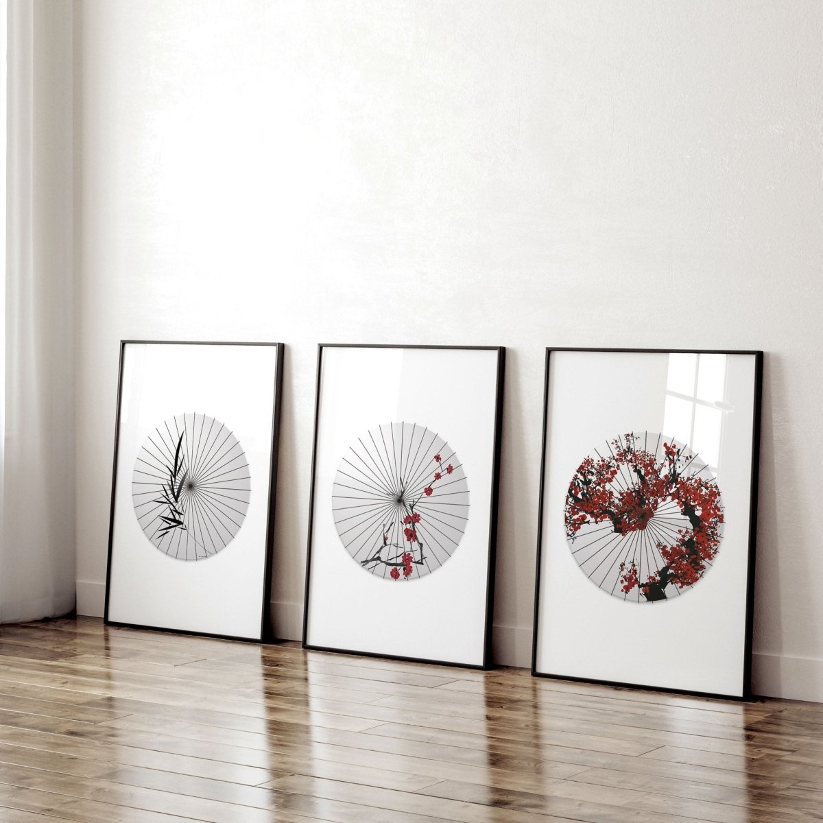 Large Wall Paintings For Living Room | Set of 3 wall art prints - Joe’s Haven