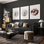 Large Wall Paintings For Living Room | Set of 3 wall art prints - Joe’s Haven