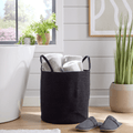 Large Woven Cotton Laundry Basket with Handles Durable Rope Storage Bin - Joe’s Haven