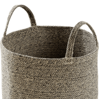 Large Woven Cotton Laundry Basket with Handles Durable Rope Storage Bin - Joe’s Haven