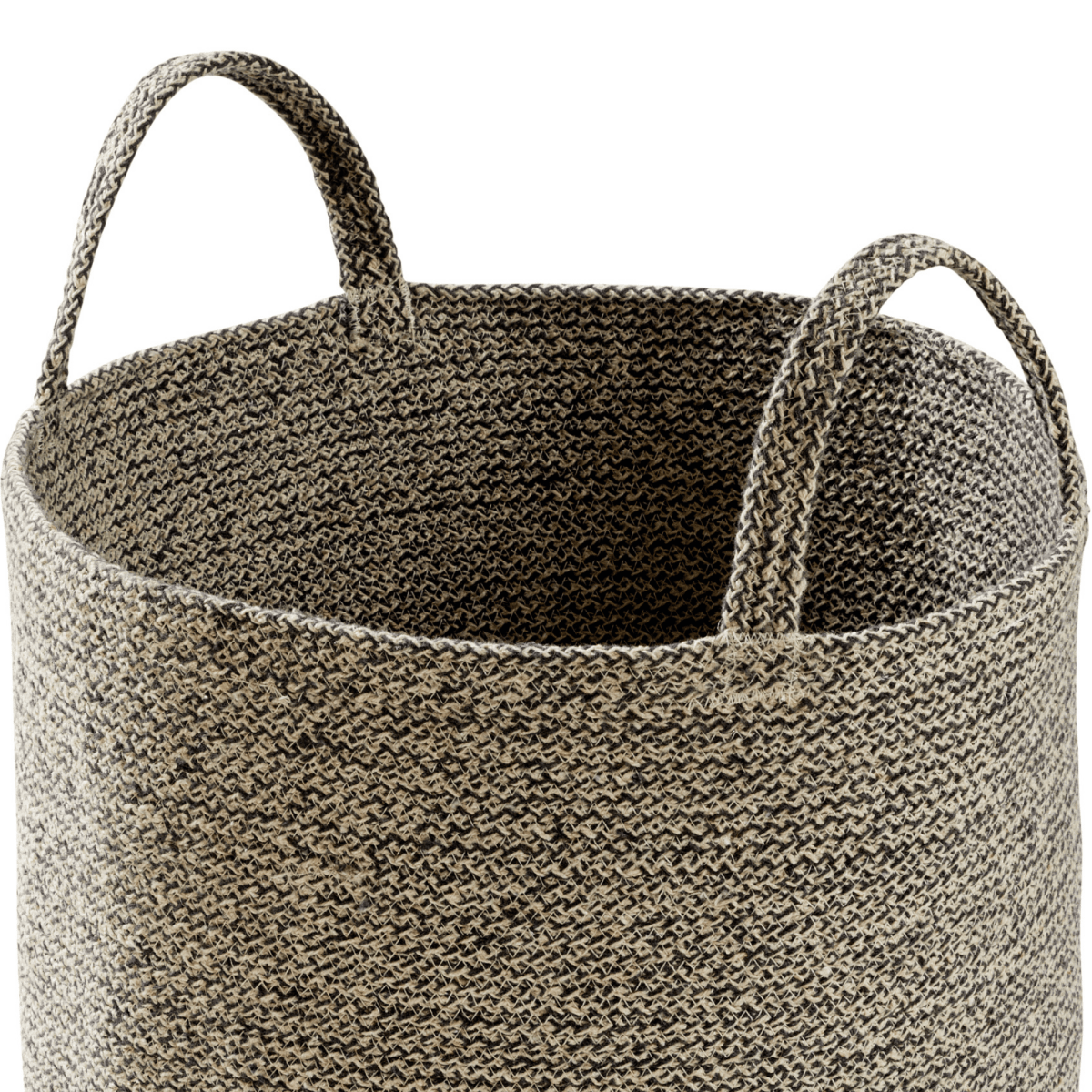 Large Woven Cotton Laundry Basket with Handles Durable Rope Storage Bin - Joe’s Haven