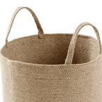 Large Woven Cotton Laundry Basket with Handles Durable Rope Storage Bin - Joe’s Haven